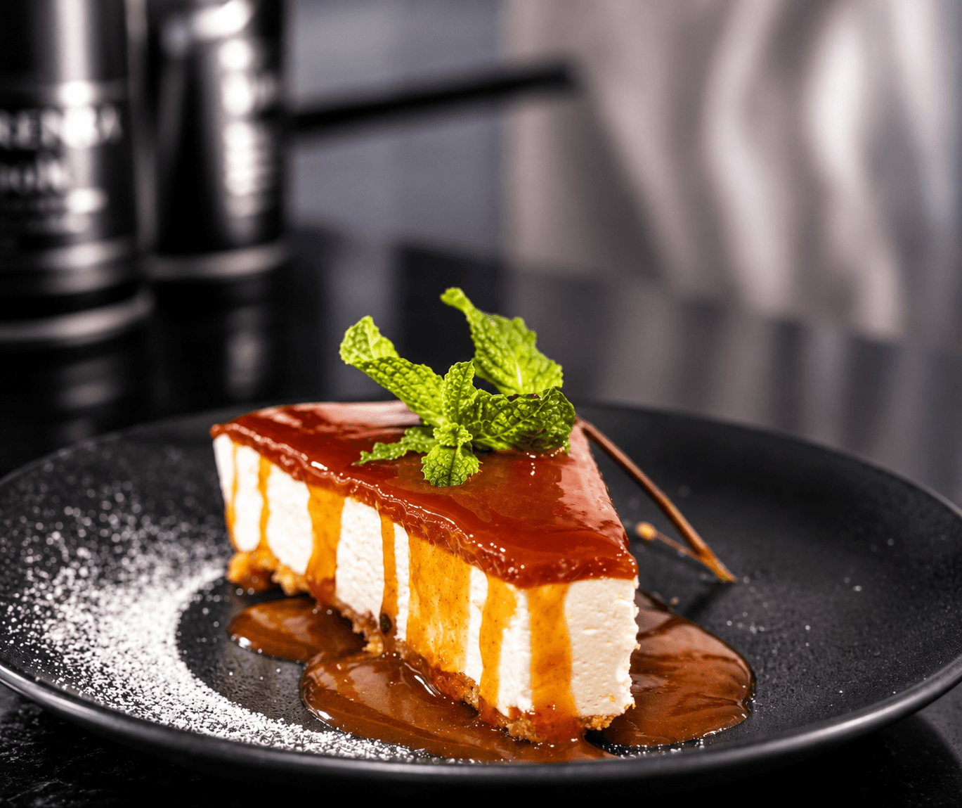 Cheesecake de goiabada da Araucária Petiscaria, sobremesa brasileira no Montijo